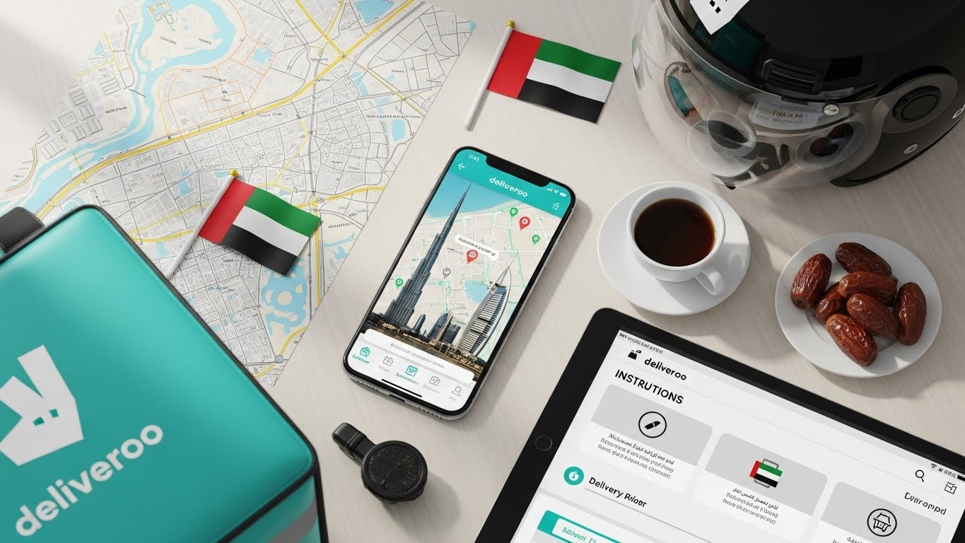 Deliveroo Rider App in UAE